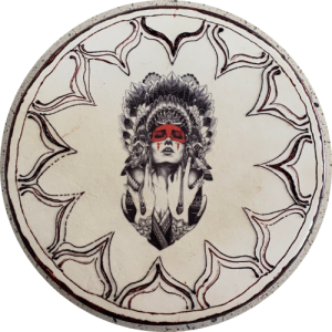 Sal's Medicine Drum - Circle Cropped