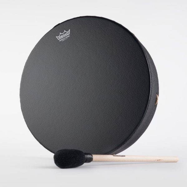 Remo Bahia Buffalo Drum - Black Earth, 16" - Image 2