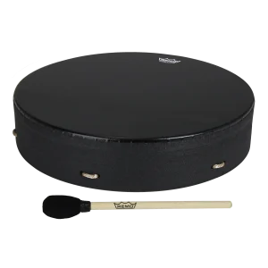 Remo Bahia Buffalo Drum - Black Earth, 16"